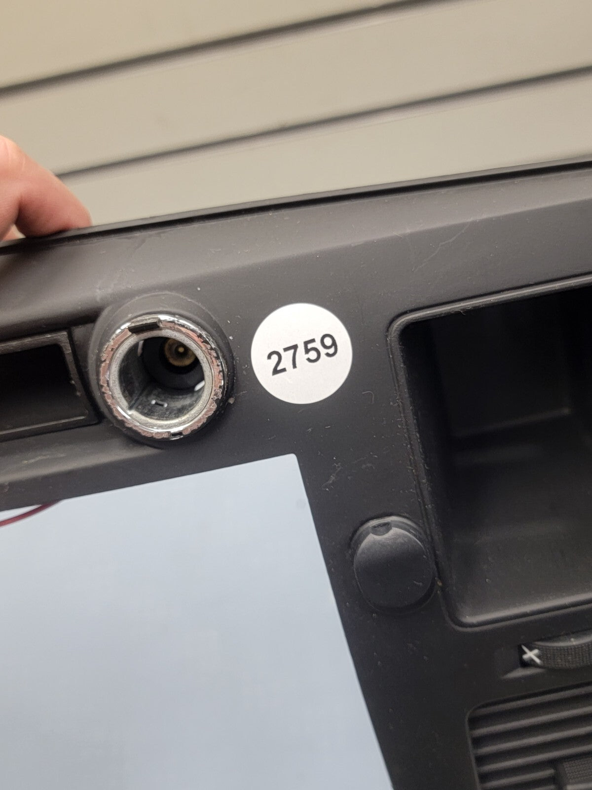 🔥2007-2014 Chevy Silverado SIERRA Center Dash Radio Bezel Climate Trim BLACK