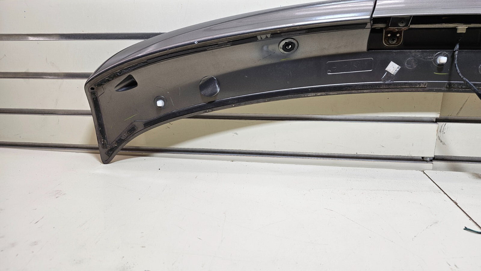 🔥12-19 VERSA Sedan Rear Tail Gate Trunk Spoiler Third Brake Light wing DK Gray