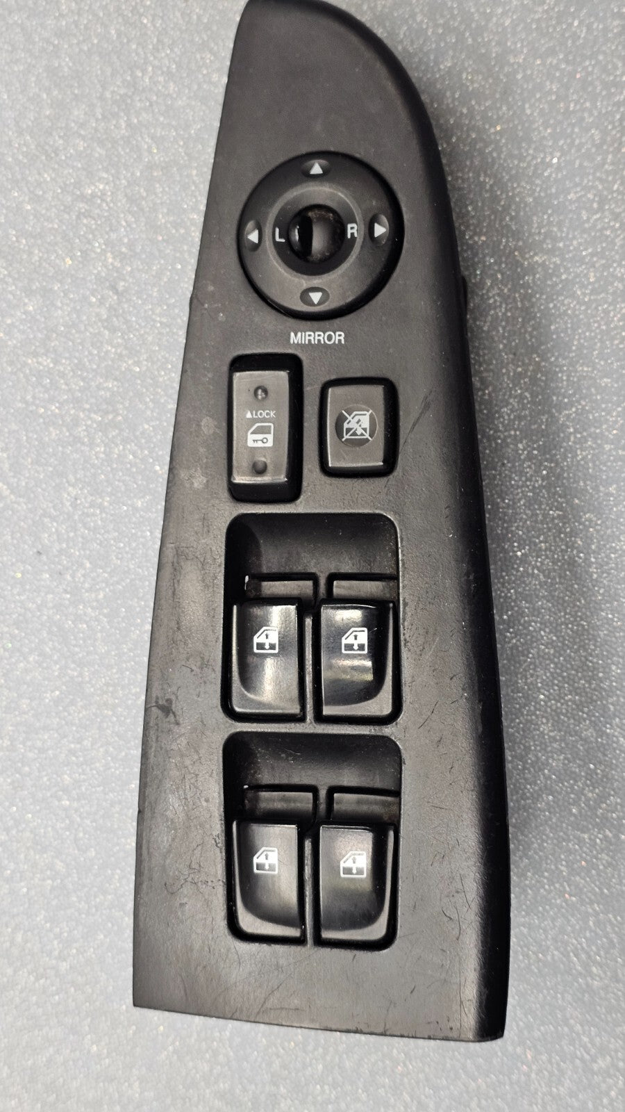 07-10 Hyundai Elantra Power Left Driver Master Main Window Switch Assembly Black
