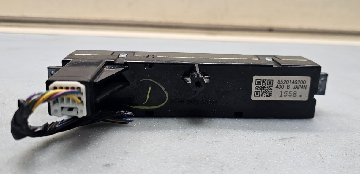 🔥07-09 SUBARU LEGACY OUTBACK DIGITAL CENTER DASH AUTO CLOCK ASSEMBLY BLACK