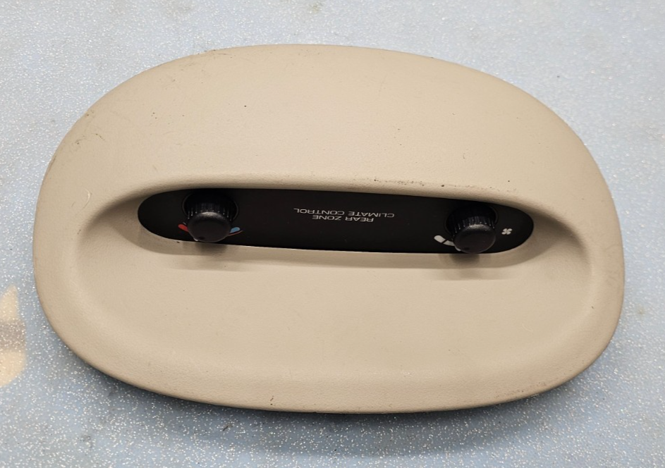 🔥01-07 Caravan Town Country Rear Roof Climate Control Panel Temp A/C Heater Tan