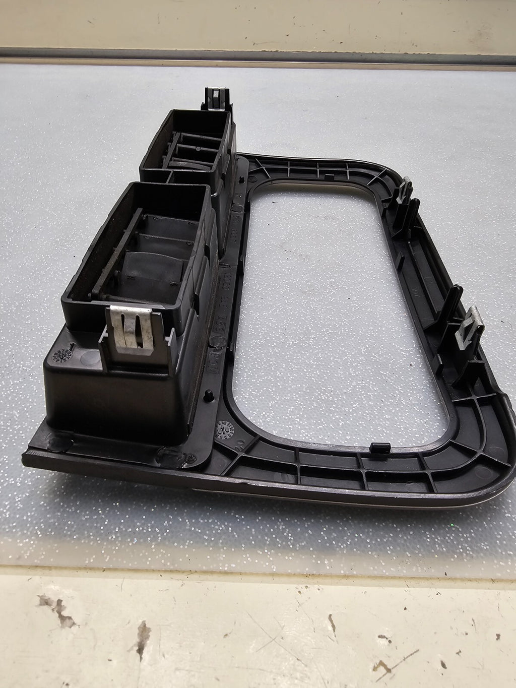 🔥99-04 Jeep Grand Cherokee Center Dash RADIO Bezel A/C Air Vent Trim SILVER
