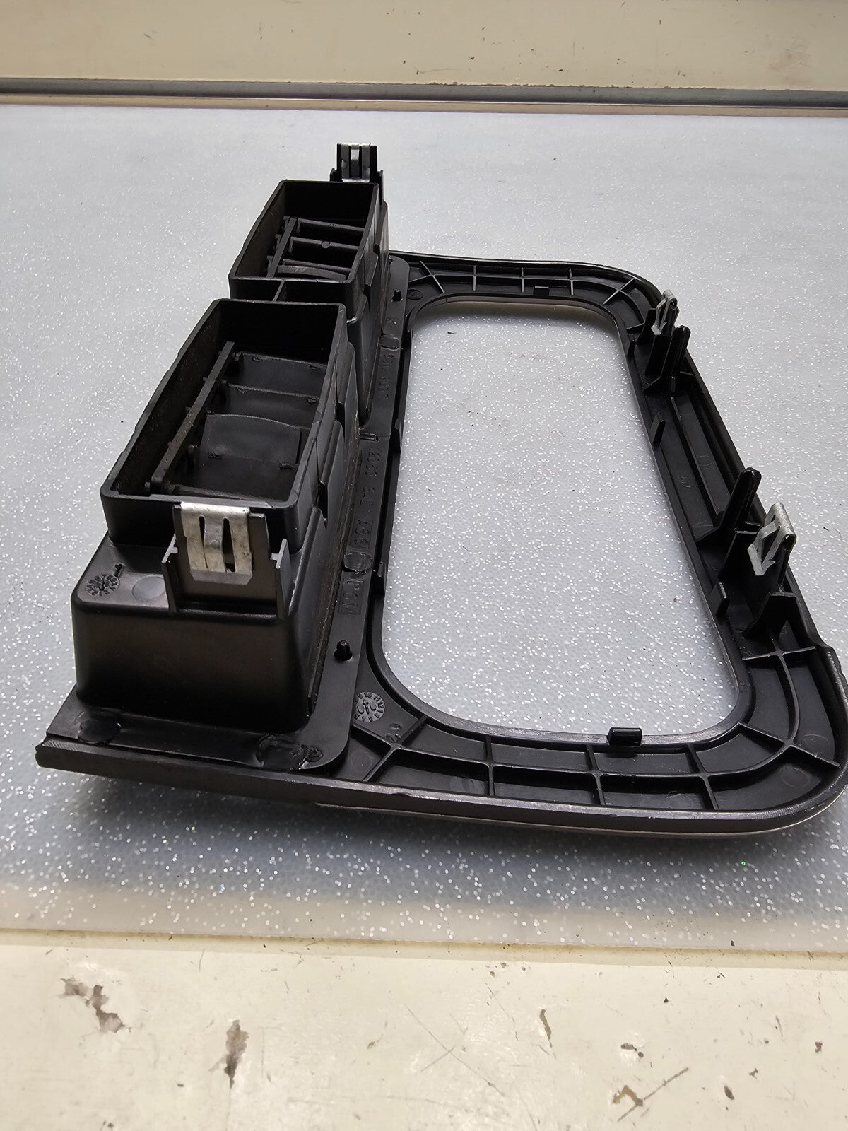 🔥99-04 Jeep Grand Cherokee Center Dash RADIO Bezel A/C Air Vent Trim SILVER