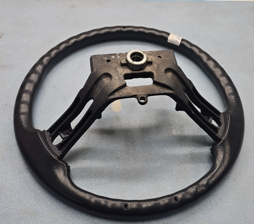 🔥97-02 Jeep Wrangler TJ Leather Steering Wheel Black OEM