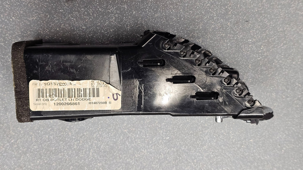 11-20 GRAND CARAVAN TOWN&COUNTRY DASH LEFT DRIVER AC AIR VENT HEATER PANEL BLACK