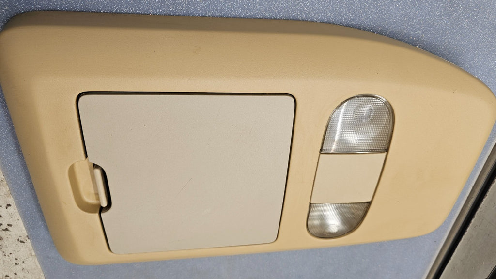 🔥04-08 Ford F-150 F150 Overhead Console DOME Light Lamp Roof🔴Storage Tan 09