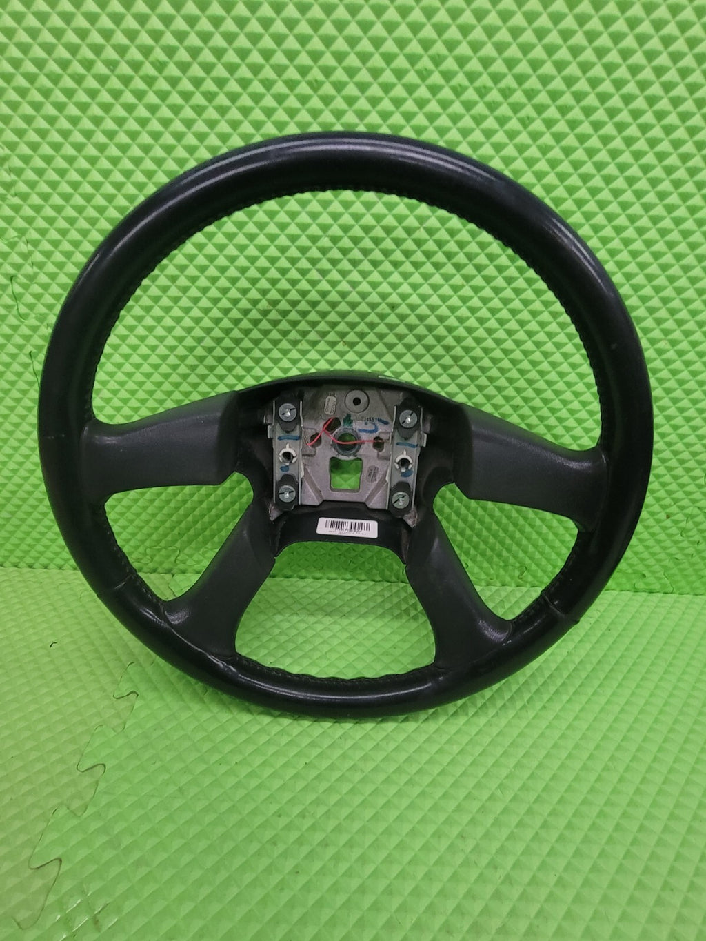 🔥03-06 SILVERADO SIERRA YUKON TAHOE SUBURBAN STEERING WHEEL LEATHER BLACK