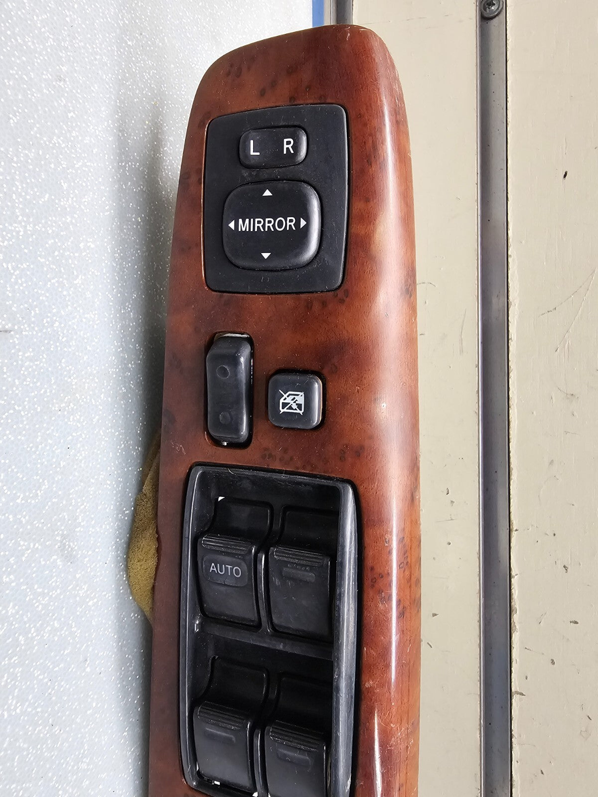 🔥02-06 Camry Sienna Front Left Driver Master Power Window Switch Assembly Wood