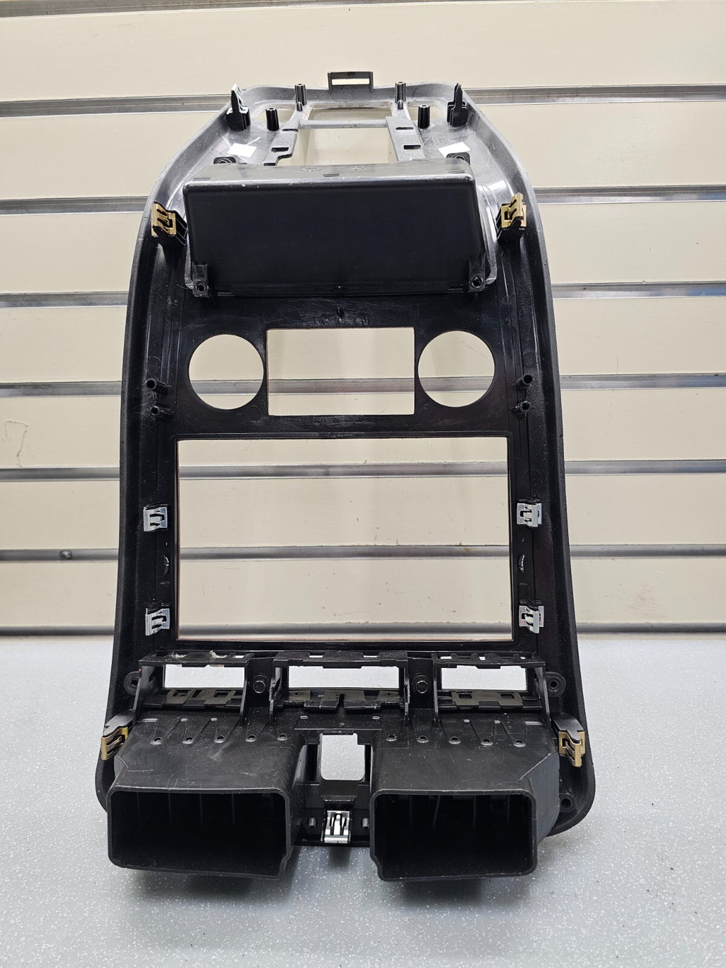 🔥07-09 Equinox Center Dash Radio Climate Surround Bezel Trim SILVER/WOOD B43
