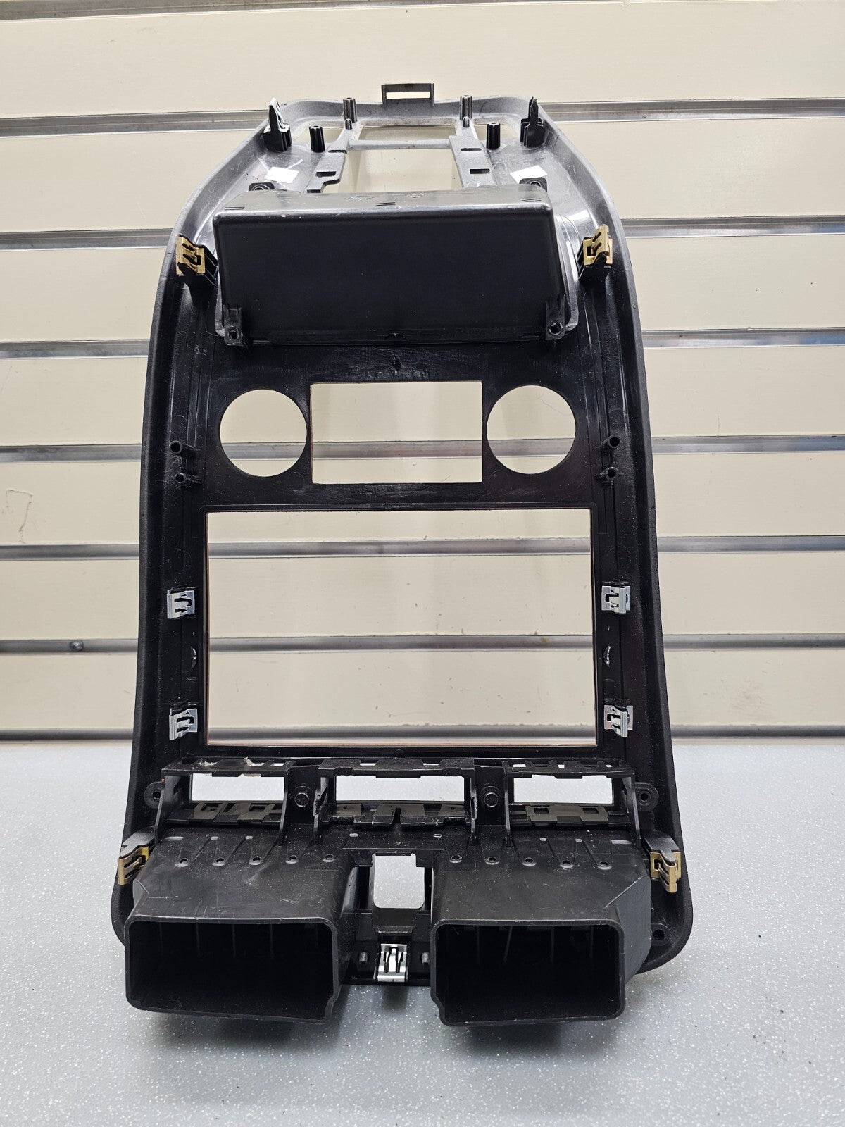 🔥07-09 Equinox Center Dash Radio Climate Surround Bezel Trim SILVER/WOOD B43