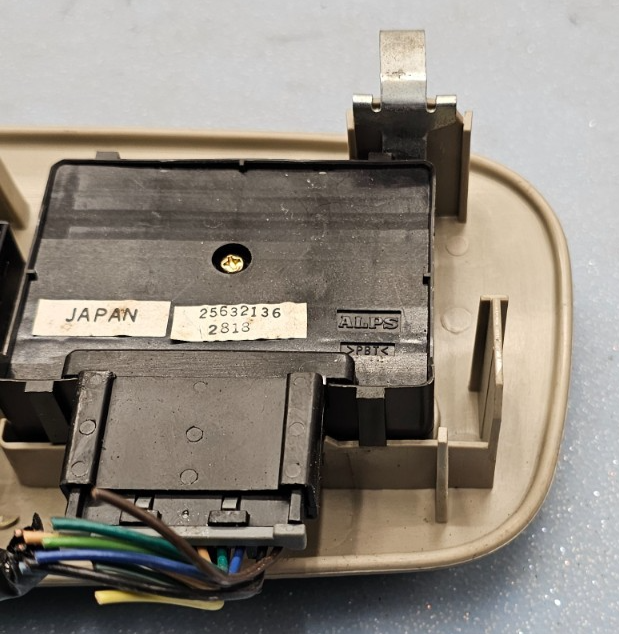 🔥97-99 Cadillac Deville Front RIGHT PASSENGER Seat Control Switch TAN OEM