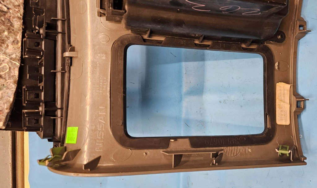 🔥05-12 NISSAN PATHFINDER CENTER CONSOLE SHIFTER SHIFT STORAGE BEZEL TRIM SILVER
