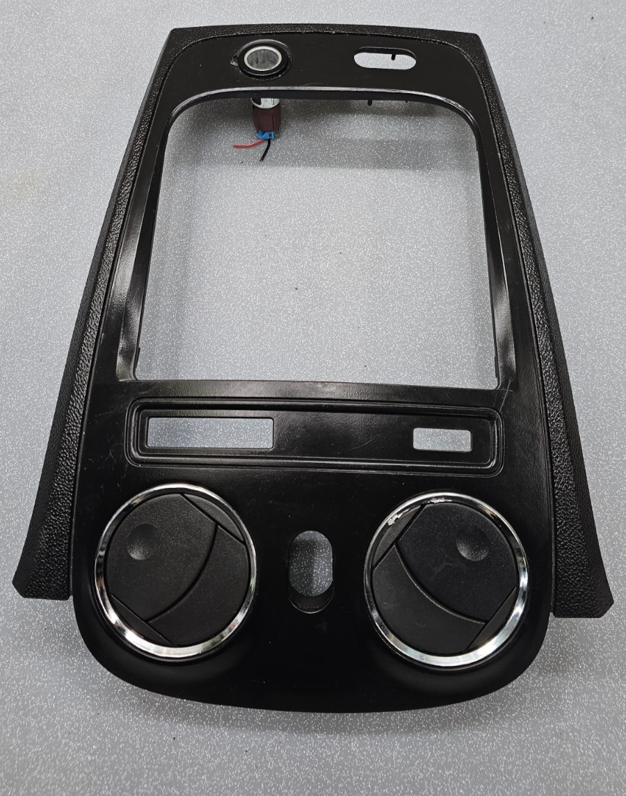🔥06-11 HHR Center Dash AM FM Radio Display Stereo Audio Trim Gray B37 Black