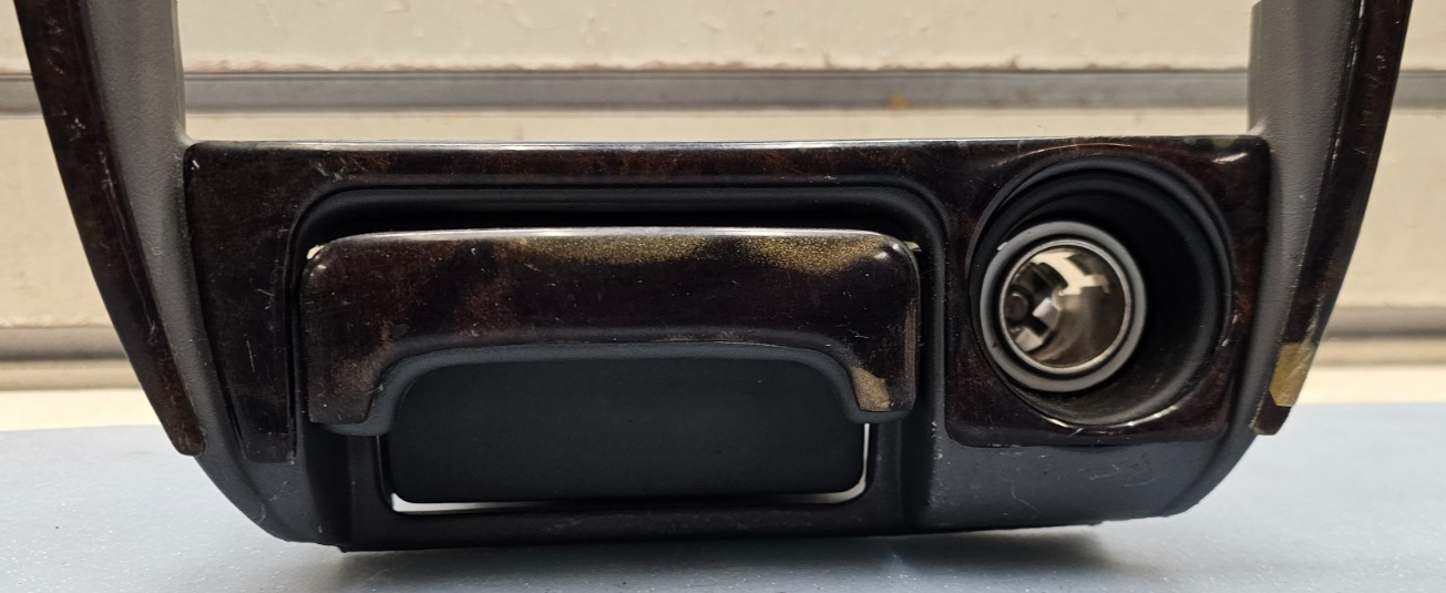 🔥98-02 Toyota Corolla Center Dash Lower Radio Trim Instrument Panel Bezel Wood