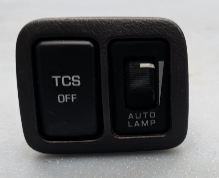 🔥97-01 Infiniti Q45 Dimmer/Traction Control TCS Off On Switch Panel Black OEM
