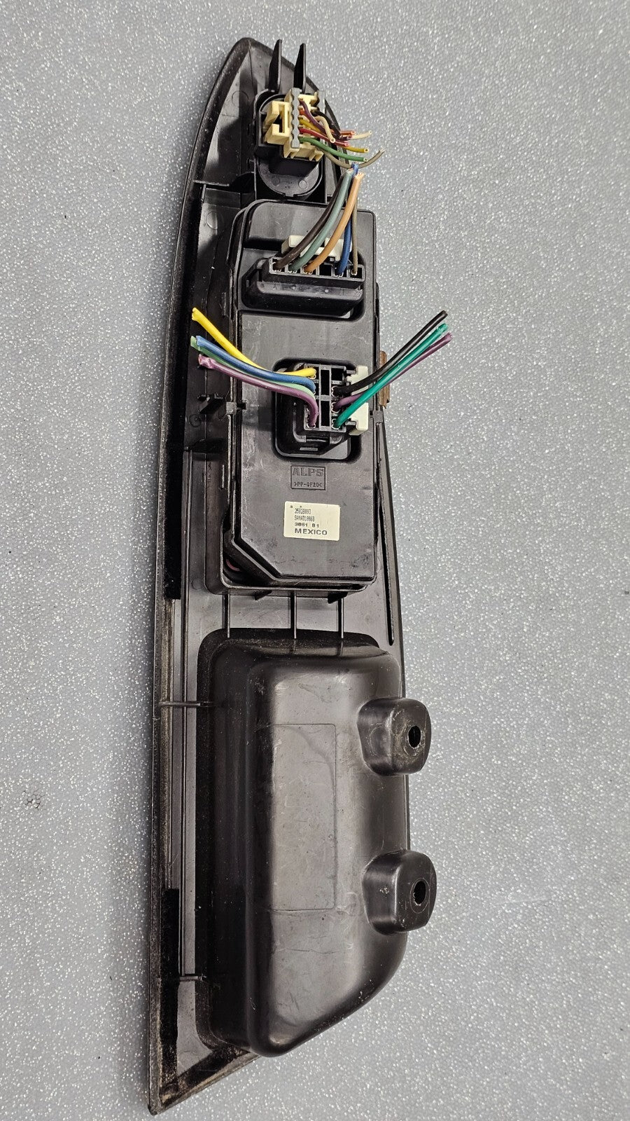 🔥09-16 CHEVY IMPALA LEFT DRIVER MASTER POWER DOOR WINDOW SWITCH BEZEL BLACK
