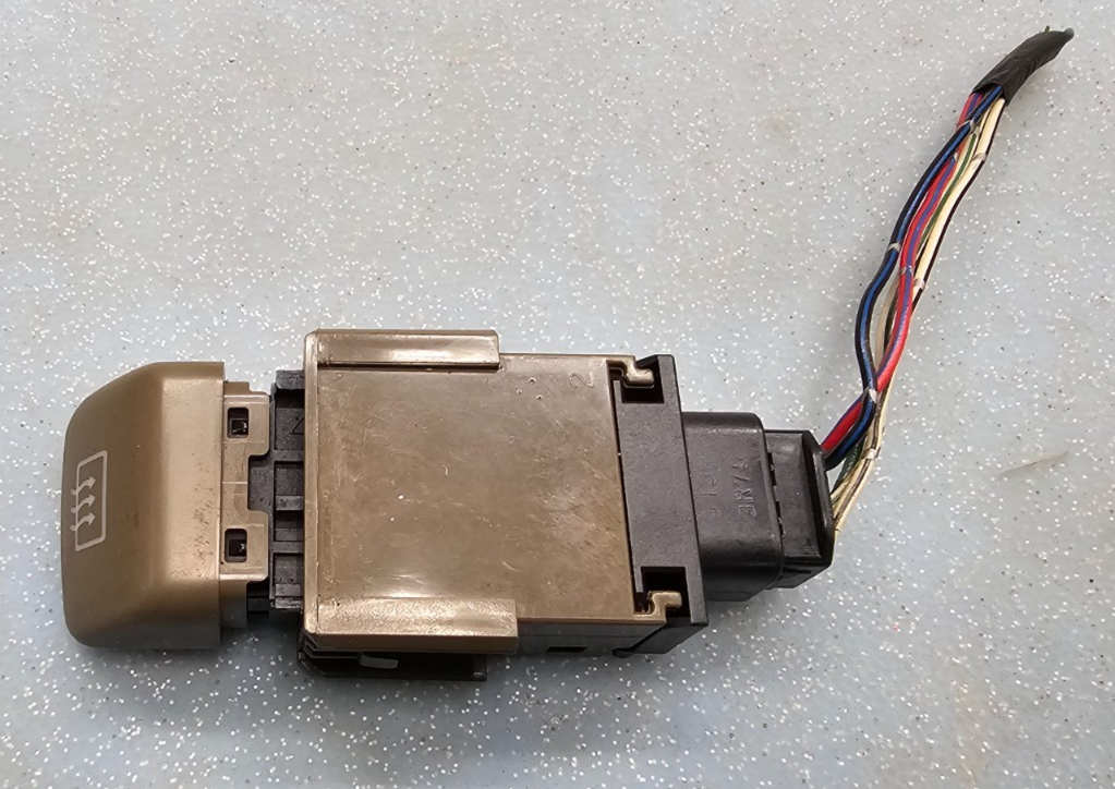 🔥98-02 COROLLA 05-10 AVALON HAZARD EMERGENCY LIGHT SWITCH DRIVER ASSEMBLY TAN
