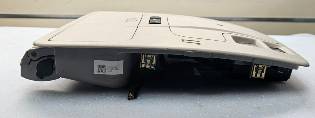 🔥13-16 MALIBU OVERHEAD CONSOLE FRONT DOME MAP  LIGHT LAMP ASSEMBLY TAN OEM