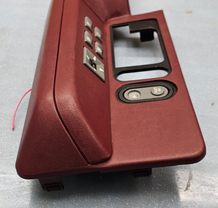 🔥1992-1994 CHEVY SUBURBAN Left Driver LH Window Door Switch Panel Red OEM