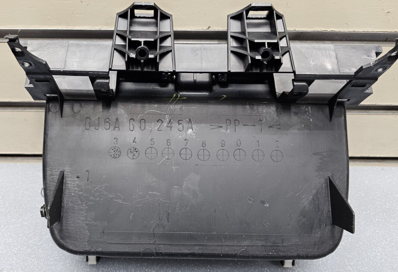 🔥03-08 Mazda 6 Upper Center Dash Cubby Storage Box Compartment Assembly Black