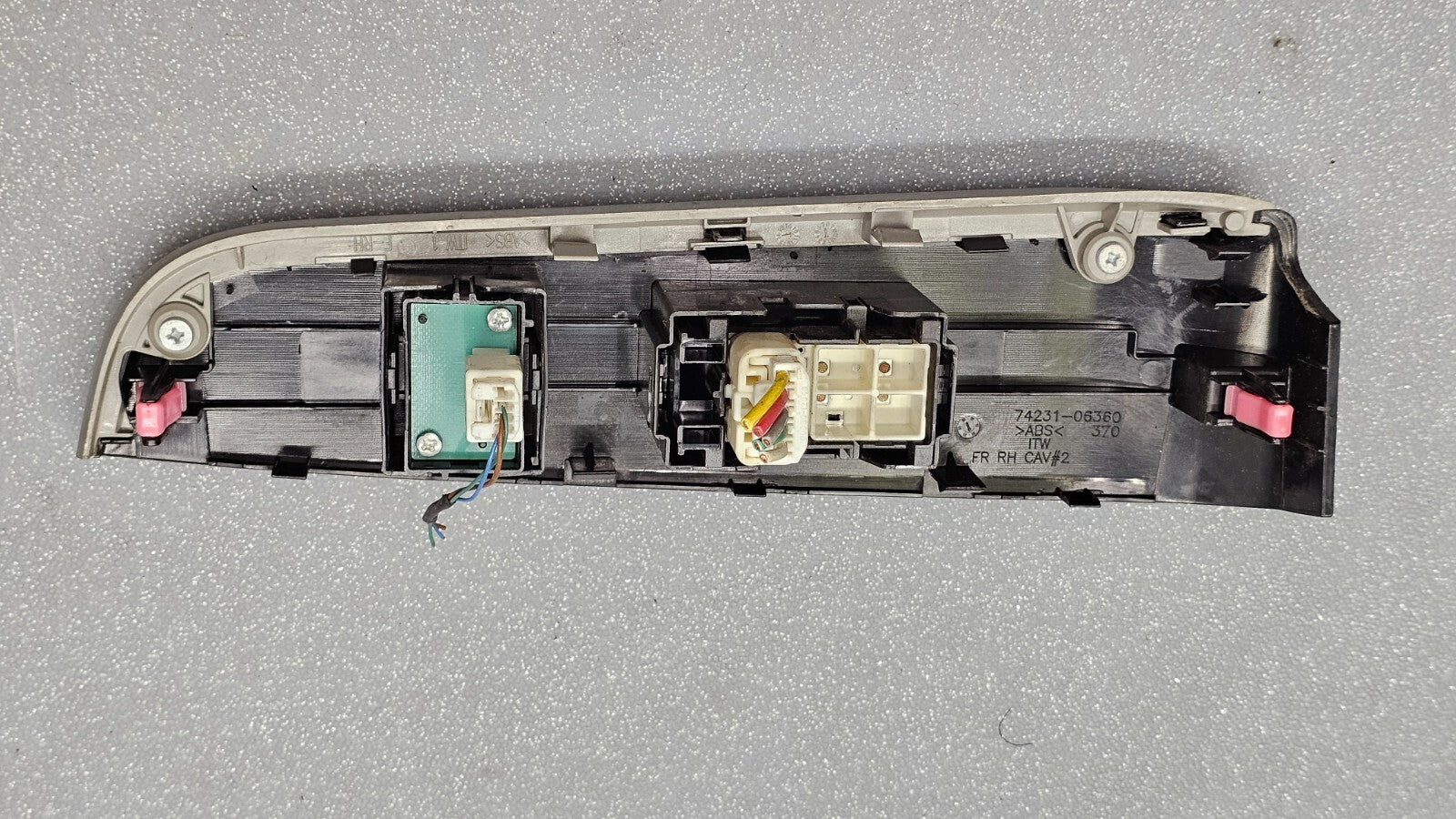 🔥 12-14 Toyota Camry Front Right Passenger Power door Window Switch Gray OeM