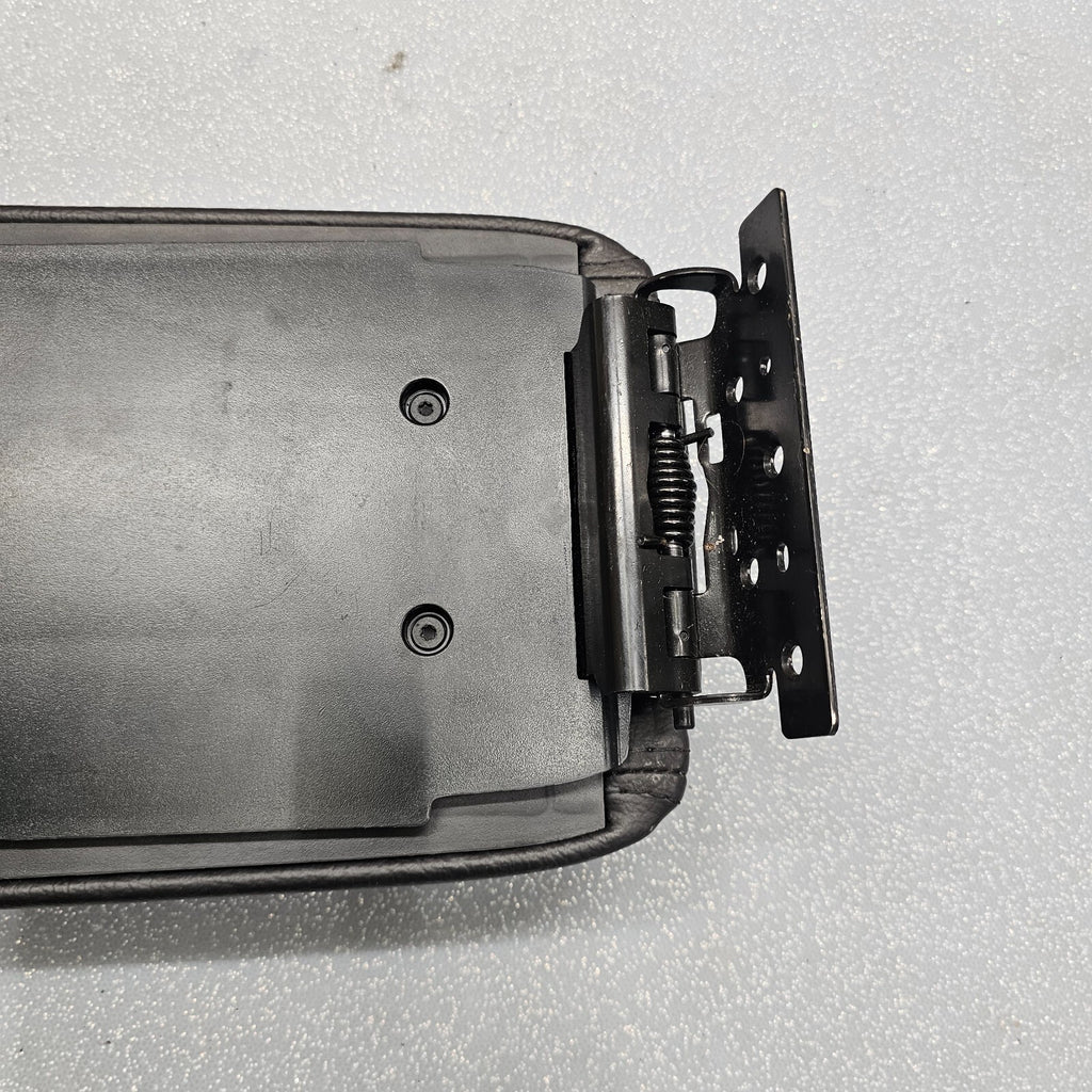 🔥07-09 LINCOLN MKZ FRONT CENTER CONSOLE ARMREST LID TOP PAD COVER BLACK LEATHER