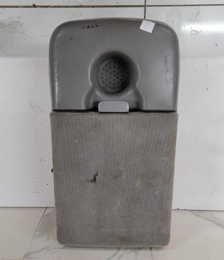97-03 FORD F150 CENTER CONSOLE JUMP SEAT ARMREST 1 Cup Holder CLOTH Gray JS6