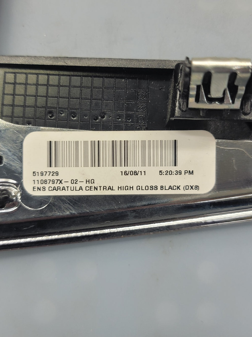 🔥11-14 Chrysler 200 Radio Climate Dash Trim Bezel with Traction Control black