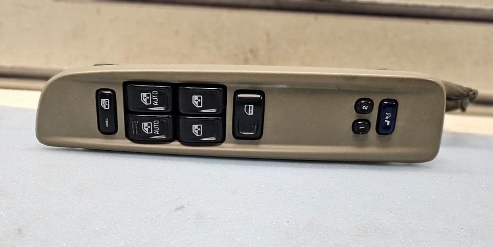🔥02-05 GMC ENVOY DRIVER LEFT SIDE WINDOW SWITCH CONTROL MASTER POWER TAN OEM