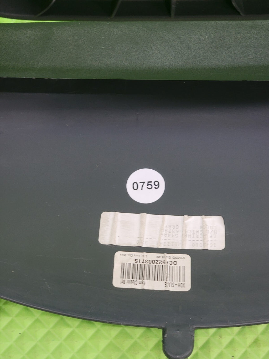 06-08 DODGE RAM Dash Instrument Speedometer Cluster Bezel Slate OEM DG C26