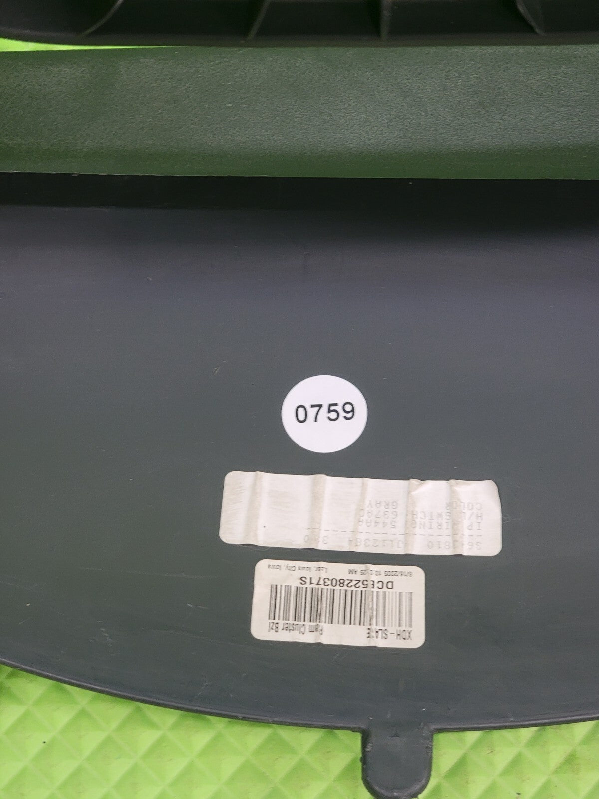06-08 DODGE RAM Dash Instrument Speedometer Cluster Bezel Slate OEM DG C26