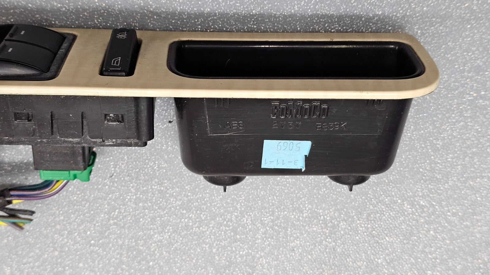 🔥08-09 Ford Taurus Mercury Sable Left Door Master Power Window Switch Black/Tan