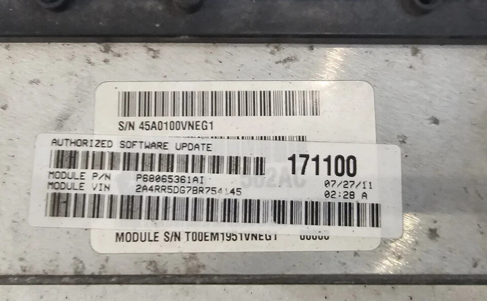 🔥11 Grand Caravan Town Country VIN PROGRAMMED 3.6L Engine computer ECM ECU PCM
