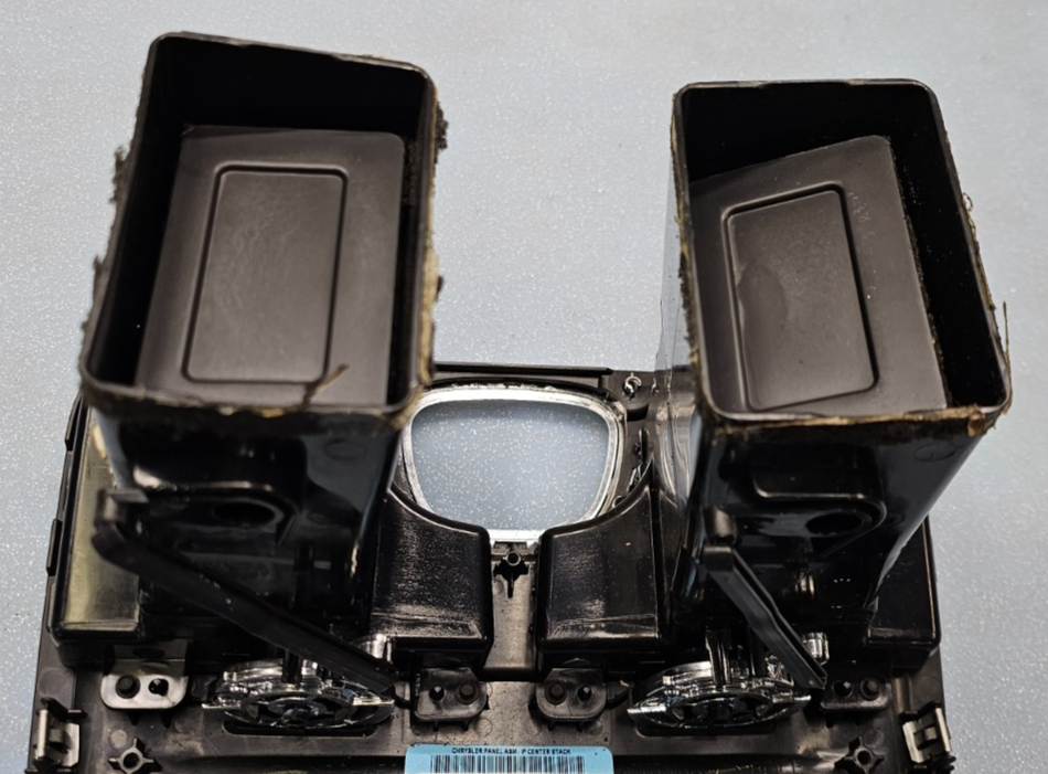 🔥11-16 TOWN COUNTRY GRAND CARAVAN DASH RADIO BEZEL TRIM INSTRUMENT PANEL BLACK