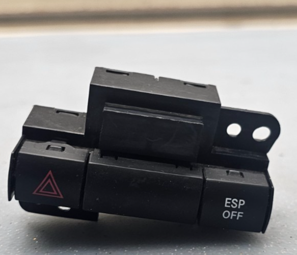 🔥06-08 Chrysler 300 Caravan Hazard Light ESP Off Traction Control Switch Black