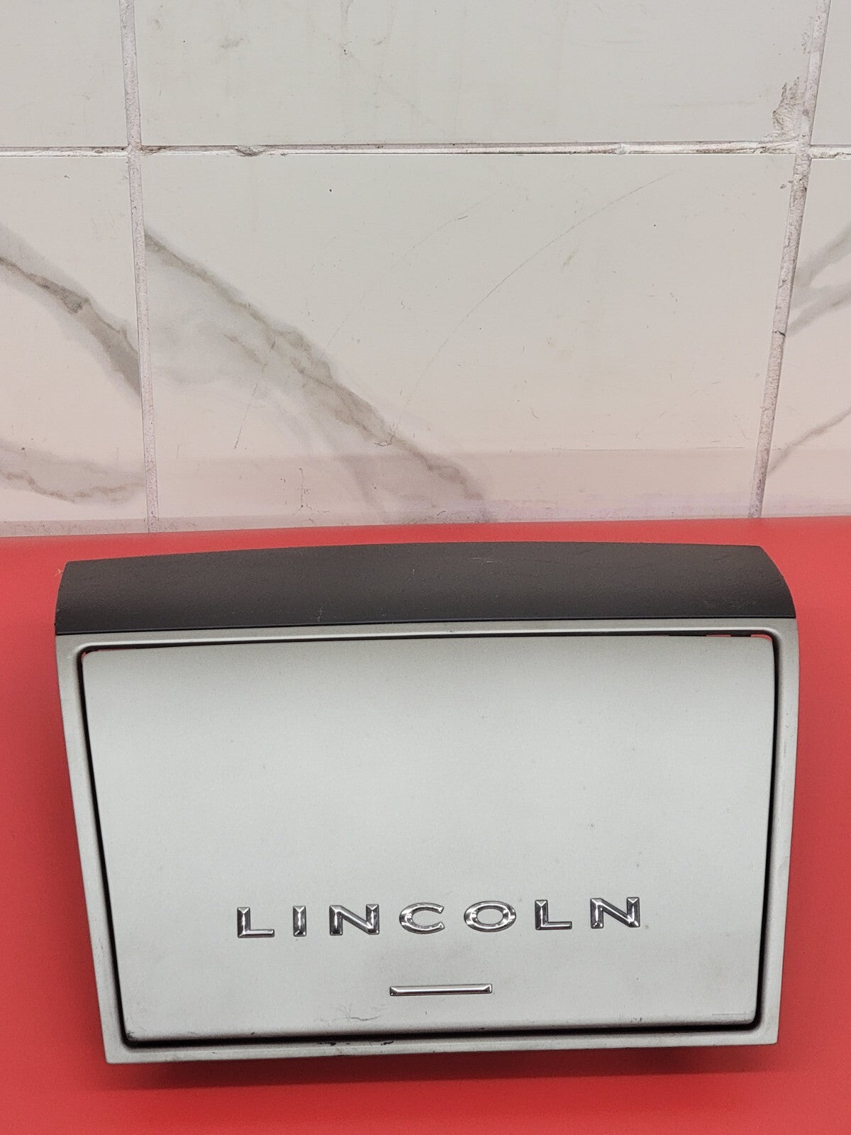 03-05 Lincoln Aviator Radio Navigation Door Dash Trim Bezel Silver Granite B79
