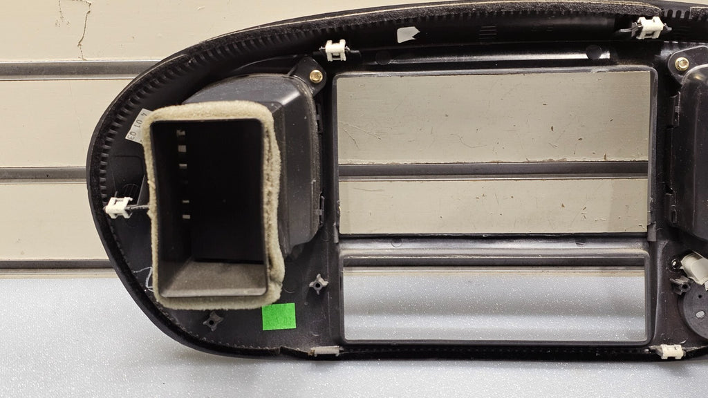 🔥97-03 Ford F150 Center Dash AM FM Radio Climate Trim Stereo BEZEL Panel DK Tan
