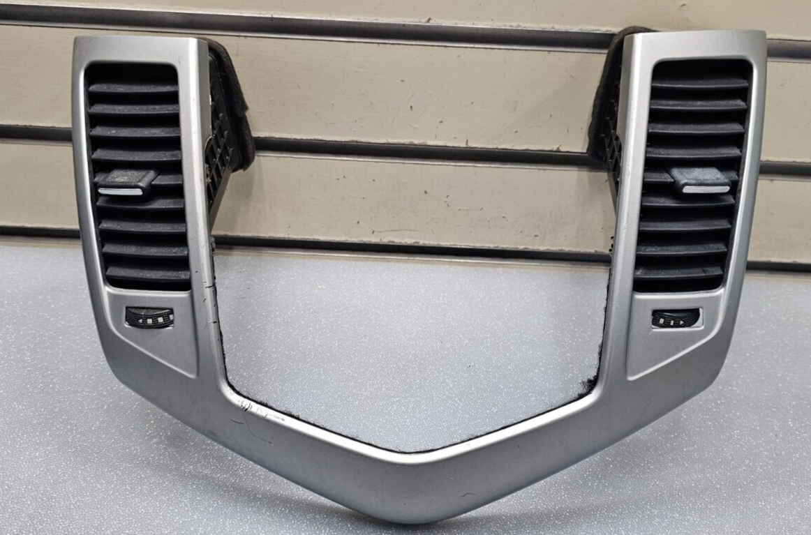 🔥11-15 Cruze Center Dash AM FM Radio Stereo Display Bezel Trim Panel Silver OEM