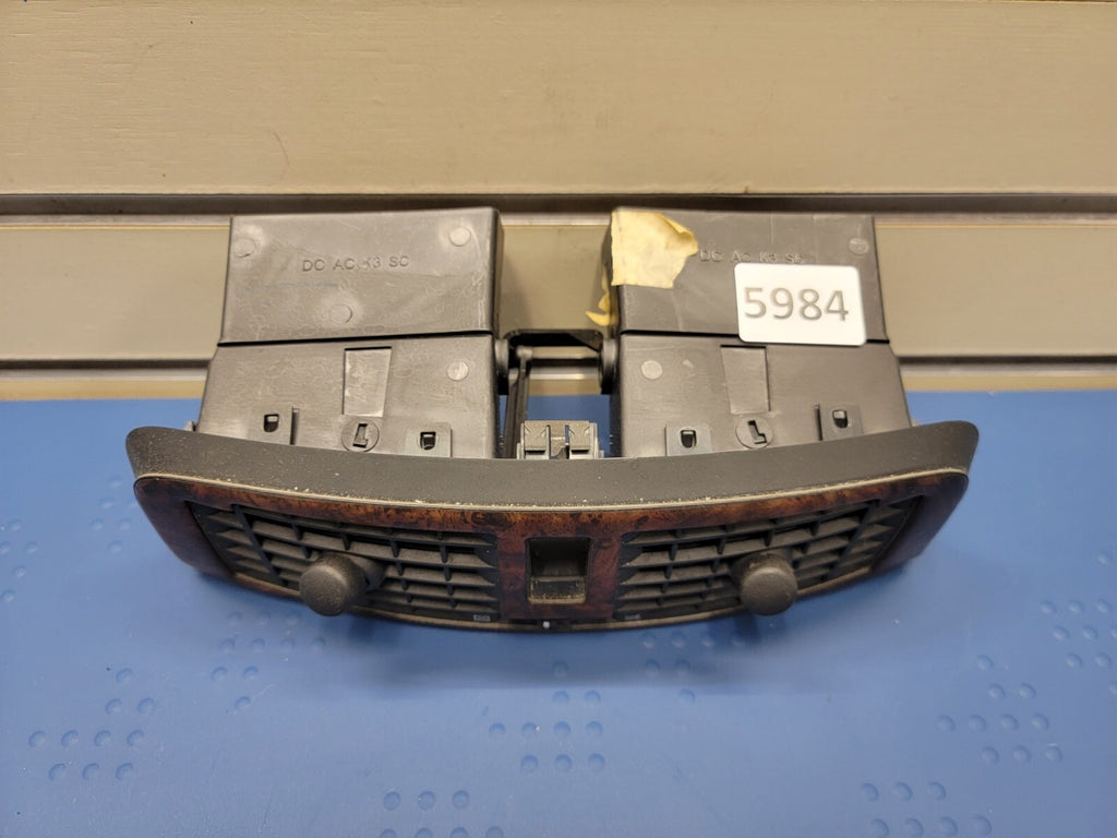 2003-2007 CADILLAC CTS CENTER DASH DUAL AIR VENT TRIM WOODGRAIN TRIM