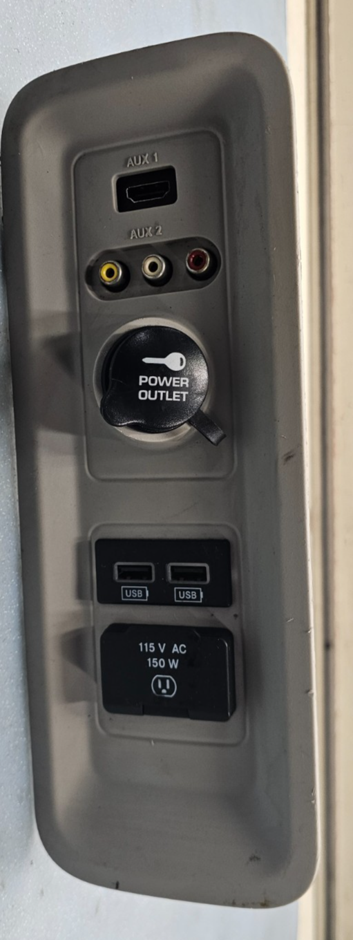 🔥13-20 Town & Country Caravan C/V Rear Power Outlet Housing W/Usb Port Panel