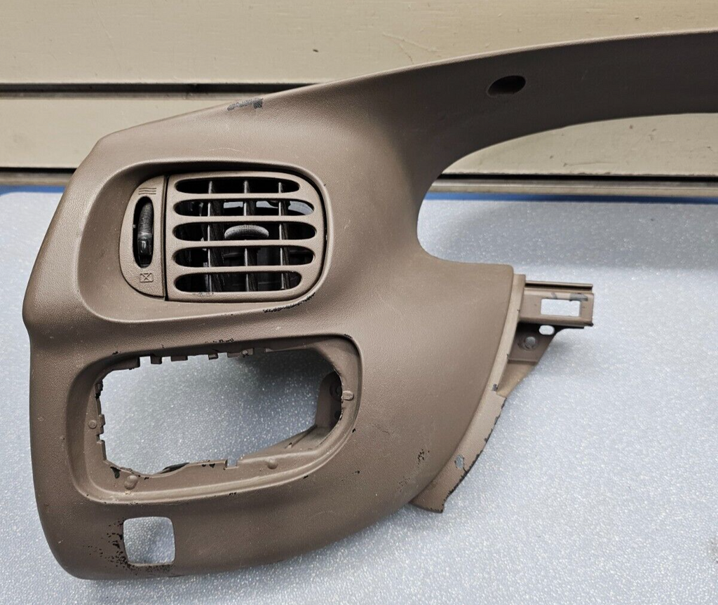 🔥97-03 Ford F150 Dash Speedometer Instrument CLUSTER Bezel Trim Panel TAN C13