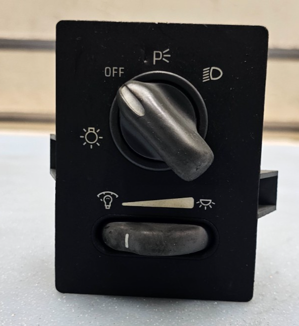 🔥97-03 GRAND PRIX FRONT FOG LEFT DRIVER LIGHT HEADLIGHT DIMMER SWITCH BLACK