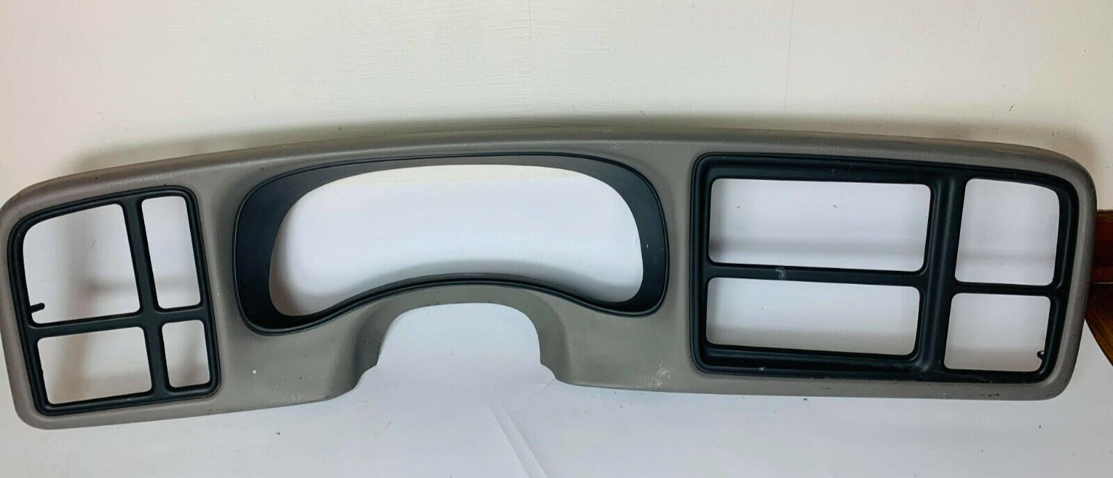 🔥99-02 CHEVY GMC Instrument Cluster Speedo Dash Trim Panel Radio Bezel GRAY C4
