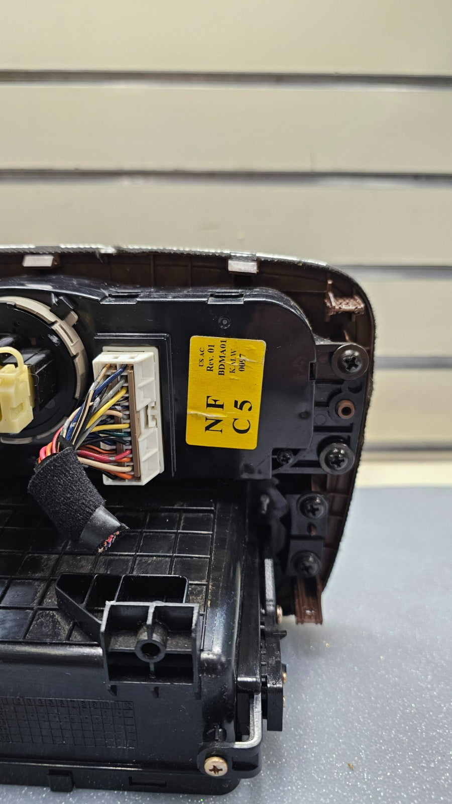 🔥06-08 HYUNDAI SONATA AC/HEAT  CLIMATE CONTROL WOODGRAIN OEM BLACK