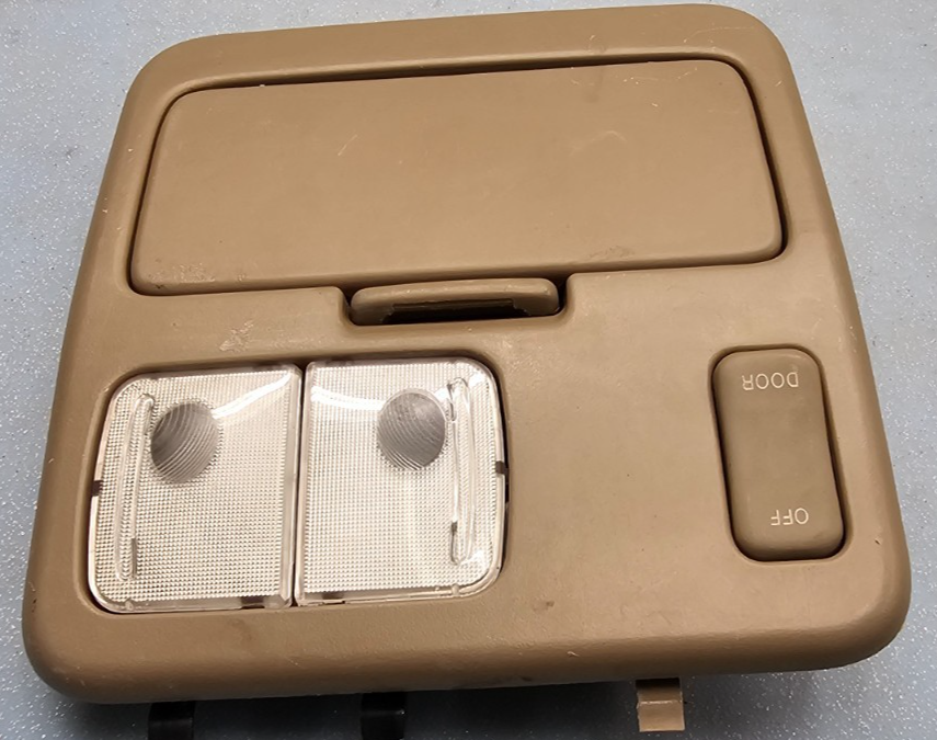 🔥98-06 Sienna Tundra Dome Map Light Overhead Console Sunglass Storage Tan OEM
