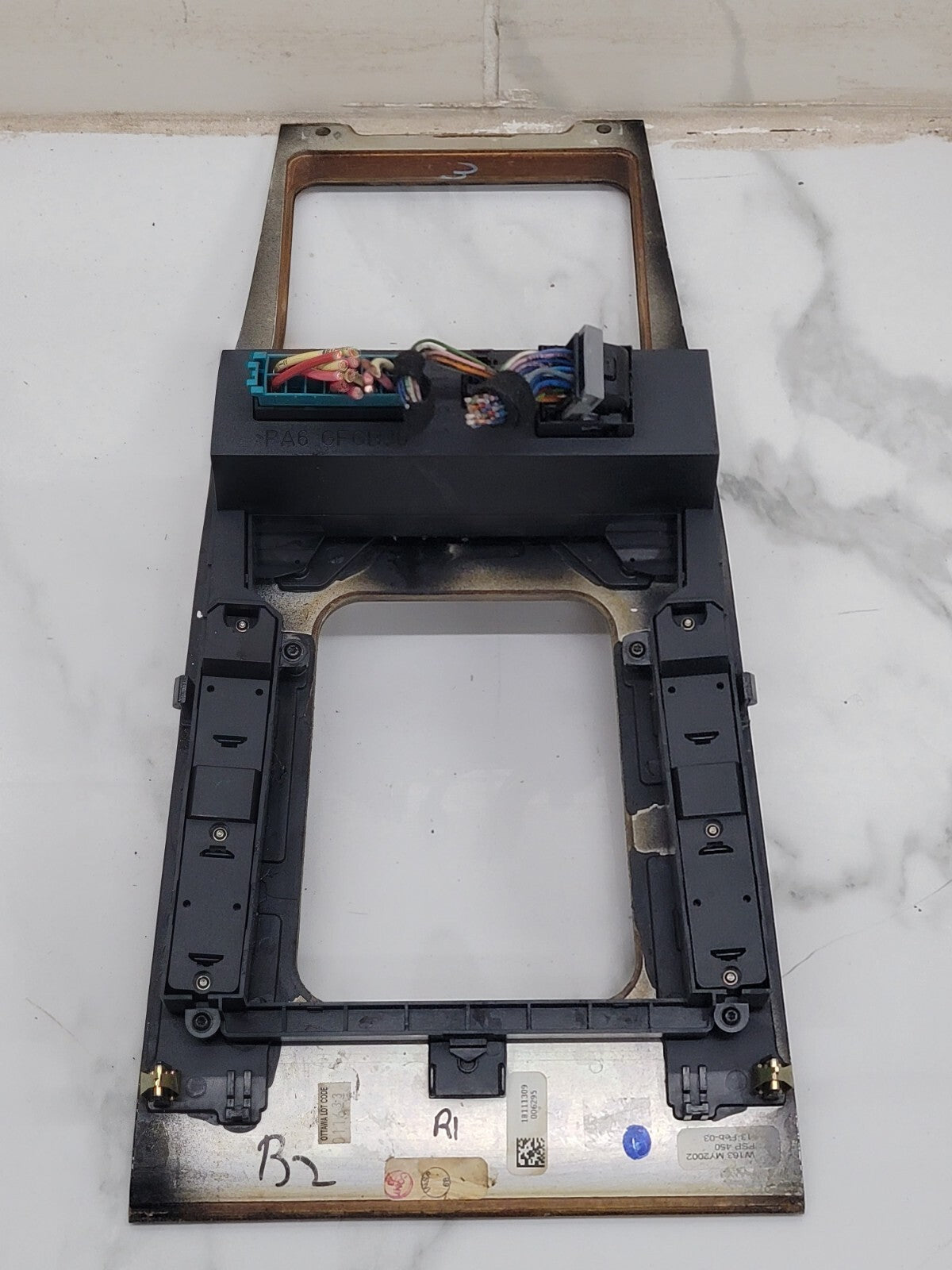 02-05 MERCEDES ML SERIES W163 ML500 MASTER POWER WINDOW SWITCH BEZEL Wood WS15