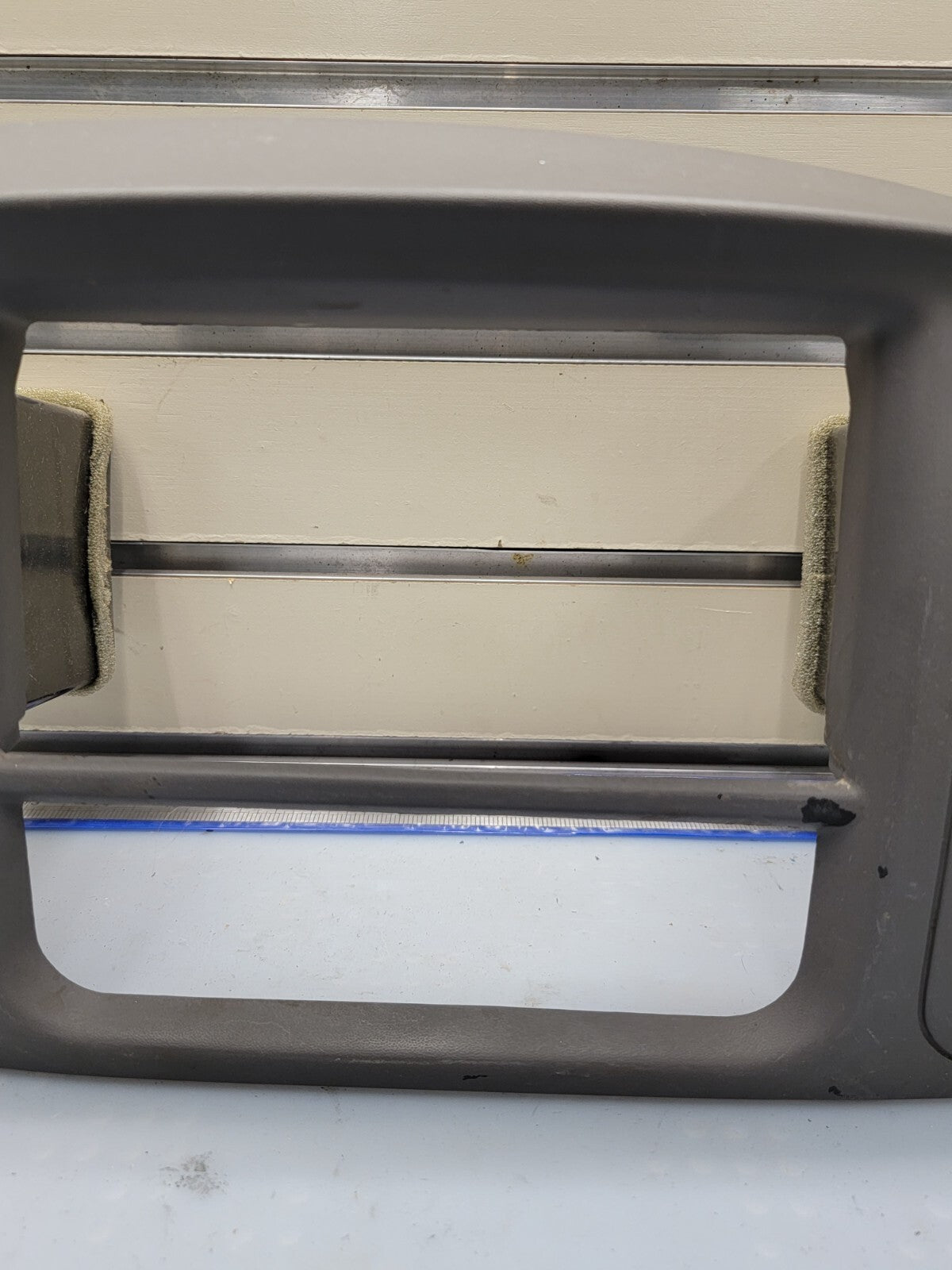 🔥97-03 Ford F150 Center Dash Radio Climate Trim BEZEL Panel AIRBG Line GRAY