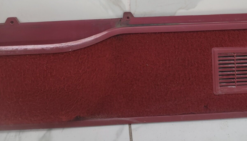 92-96 Ford F150 BRONCO Interior DOOR PANEL Front LEFT LOWER Trim Cloth RED D15