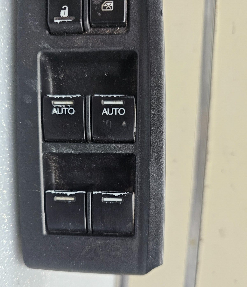 08-12 ACCORD Left Driver Door Master Power Window Lock Switch Assembly Black OEM