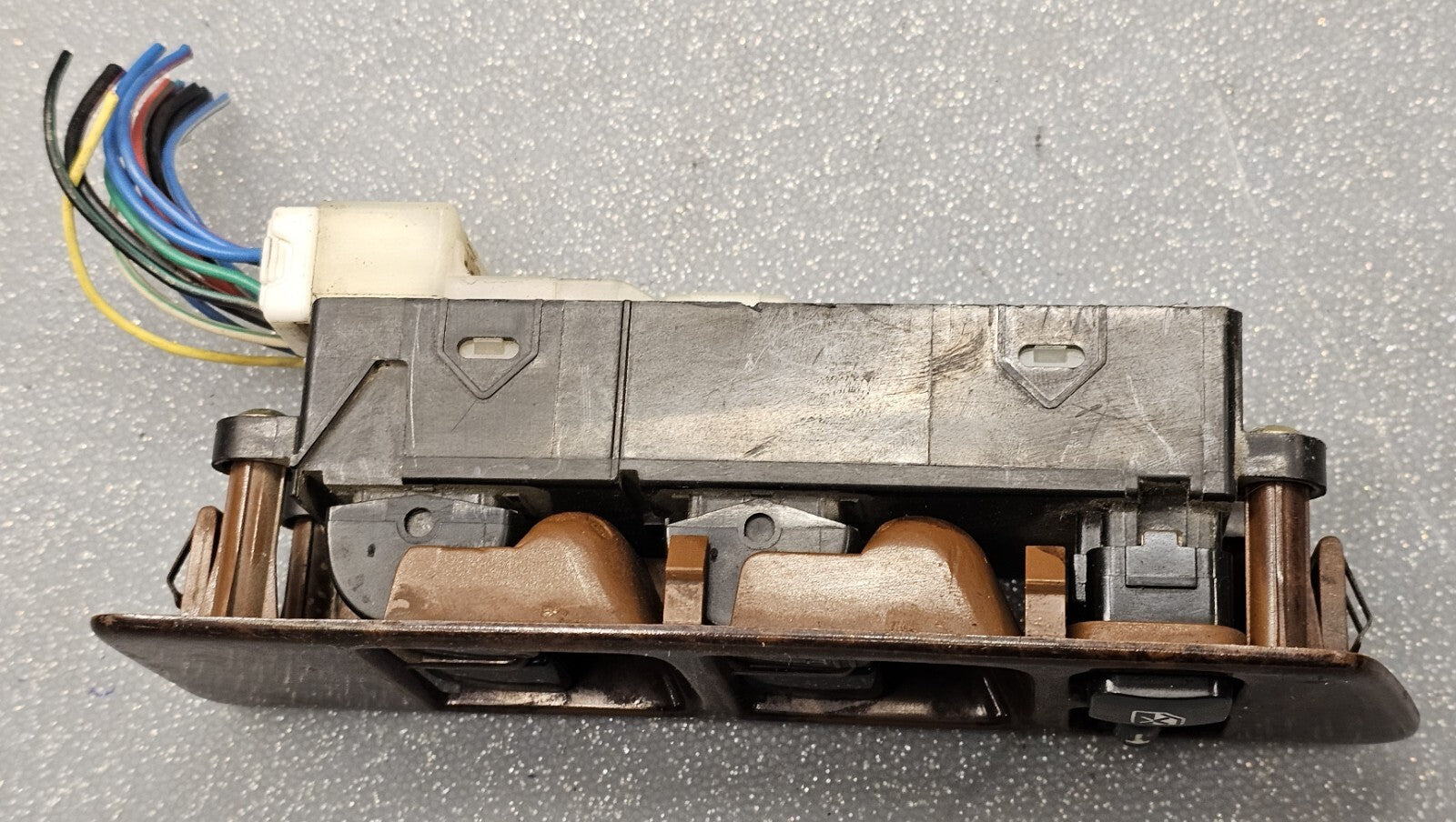 🔥95-99 Maxima Infiniti I30 Front Left Driver Master Power Window Switch Wood